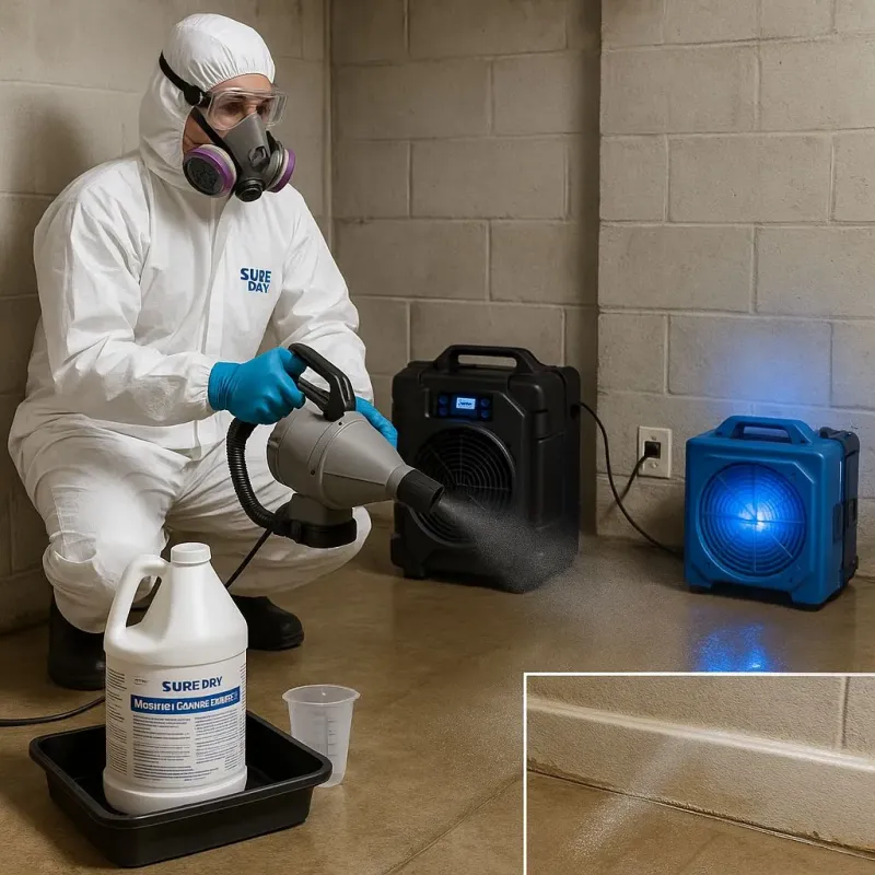 Sanitization and Odor Removal process in Bushnell, IL